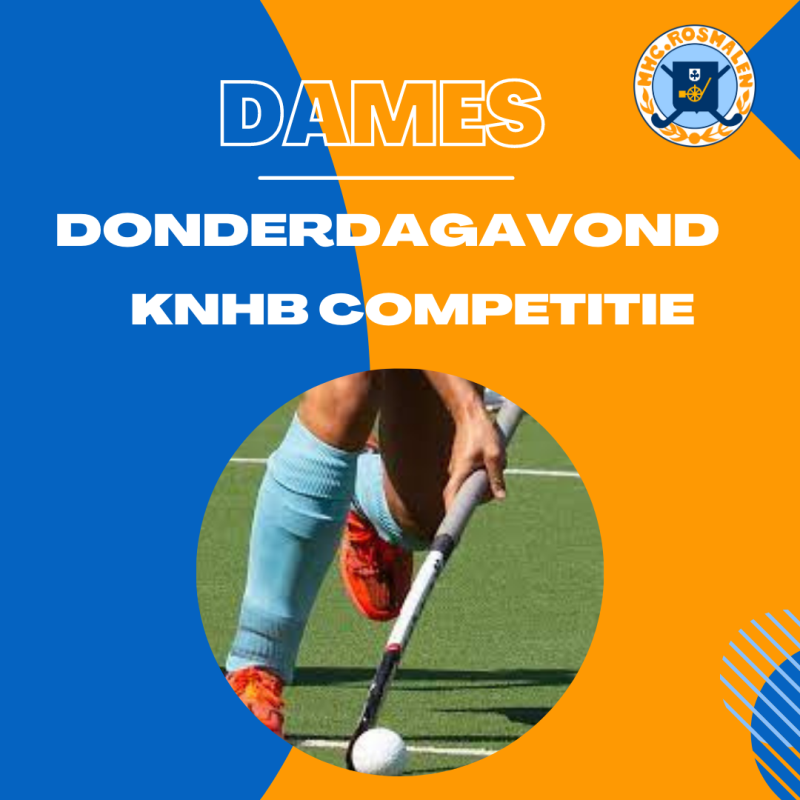 Dames Donderdagavond KNHB Competitie Nieuws afbeelding